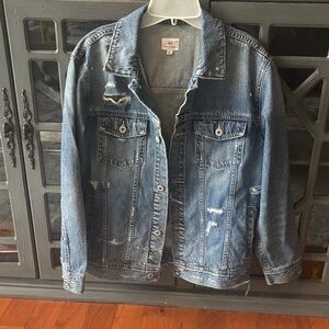 AG Adriano Goldschmied Faded Blue Denim Jacket